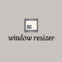 Window Cross Resizer  screen for extension Chrome web store in OffiDocs Chromium