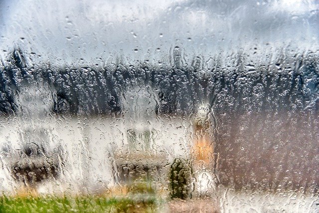 Free download Window Pane Rain Blurry -  free free photo or picture to be edited with GIMP online image editor