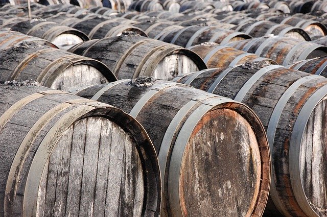 Free download Wine Barrels Wooden Red -  free photo or picture to be edited with GIMP online image editor