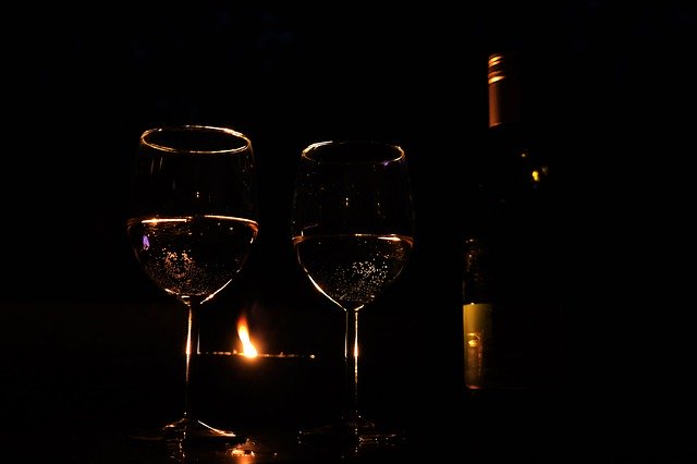 Free download Wine Glass Lichtspiel Atmospheric -  free photo or picture to be edited with GIMP online image editor