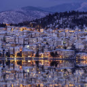 Winter city  screen for extension Chrome web store in OffiDocs Chromium