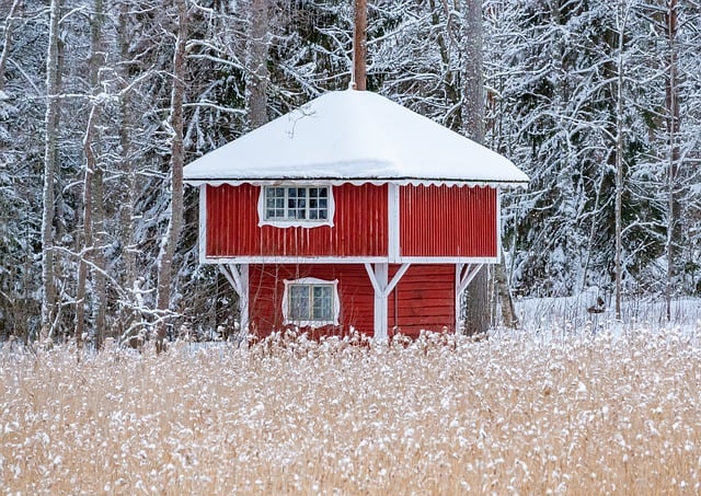 Free graphic winter cottage snow sleet season to be edited by GIMP free image editor by OffiDocs