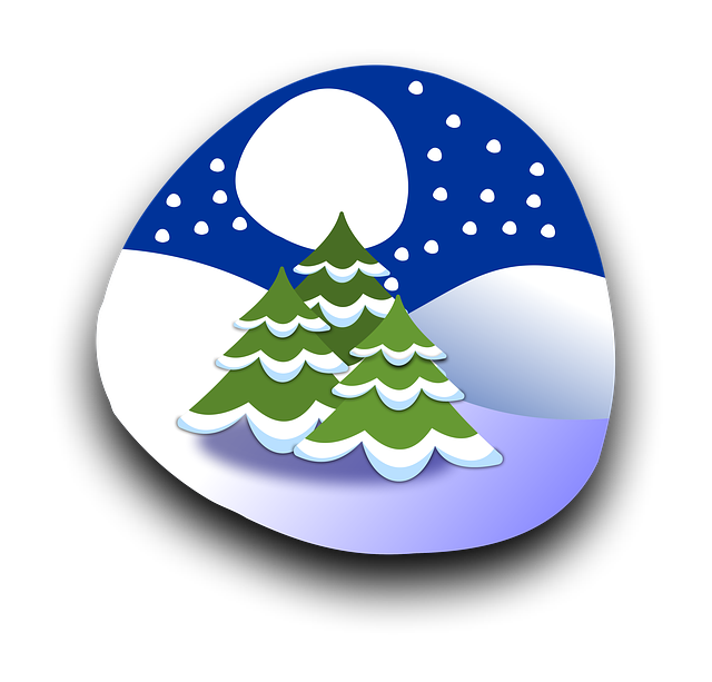 Free download Winter Evergreen Trees Snow -  free illustration to be edited with GIMP free online image editor