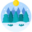 Winter Forest Silence  screen for extension Chrome web store in OffiDocs Chromium