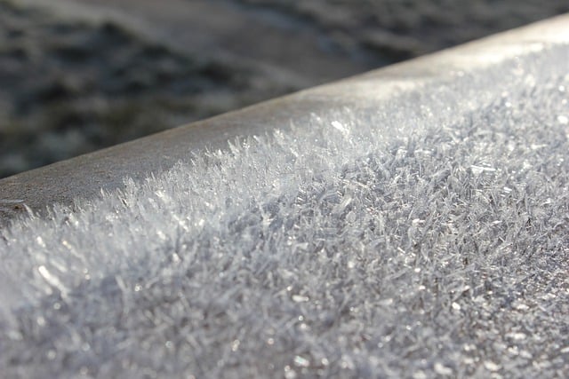Baixe gratuitamente a imagem gratuita do corrimão de cristais frios de geada de inverno para ser editada com o editor de imagens on-line gratuito do GIMP