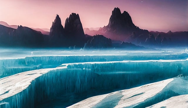 Scarica gratuitamente l'immagine gratuita del ghiacciaio della neve ghiacciata invernale da modificare con l'editor di immagini online gratuito GIMP