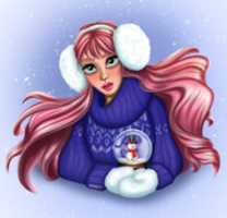 Free download winter_girl free photo or picture to be edited with GIMP online image editor