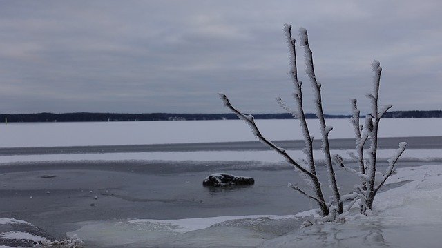 Template Photo Winter Lake Finland -  for OffiDocs