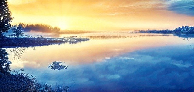 Free download winter lake ukraine nature water free picture to be edited with GIMP free online image editor
