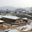 Winter Landscape of a Traditional Village  screen for extension Chrome web store in OffiDocs Chromium