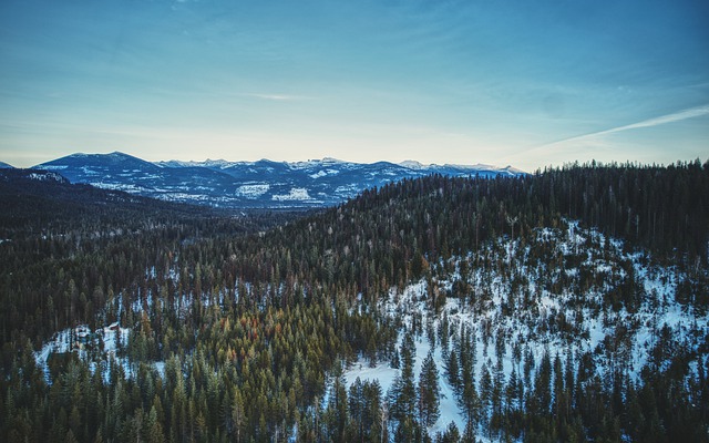 Free download winter nature mountains drone snow free picture to be edited with GIMP free online image editor