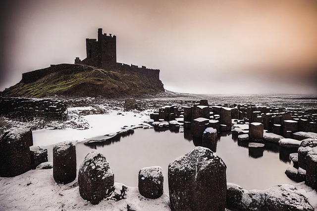 Free download winter ruins castle ai generated free picture to be edited with GIMP free online image editor