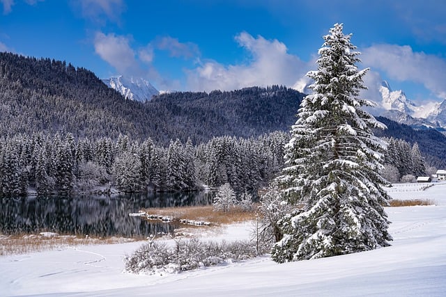 冬の雪山を無料ダウンロード - GIMP オンライン画像エディターで編集できる無料の写真または画像