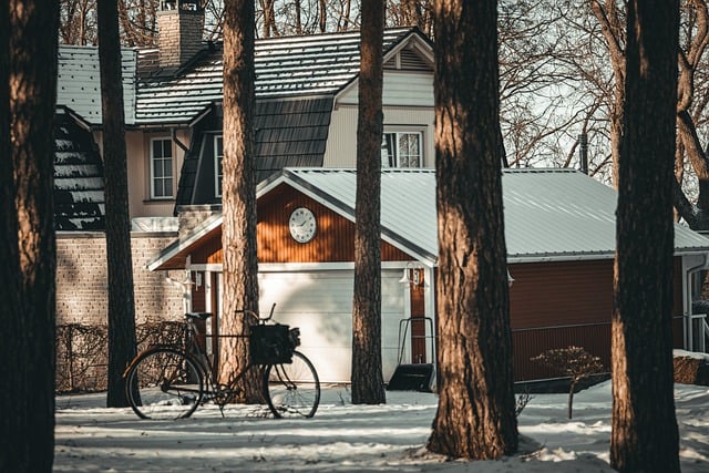 Free download winter tallinn houses snow nature free picture to be edited with GIMP free online image editor