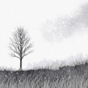 Winter tree  screen for extension Chrome web store in OffiDocs Chromium