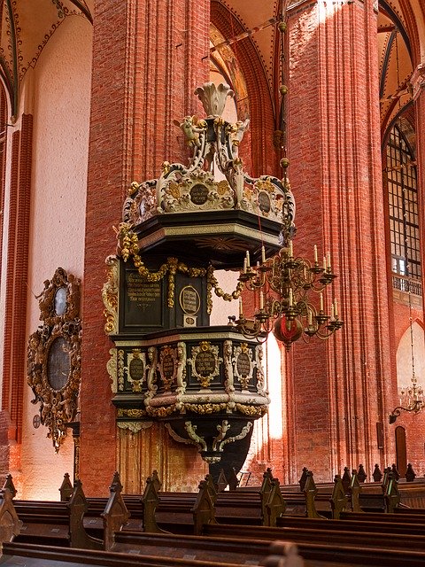 Free picture Wismar Nikolai Church Interior -  to be edited by GIMP free image editor by OffiDocs