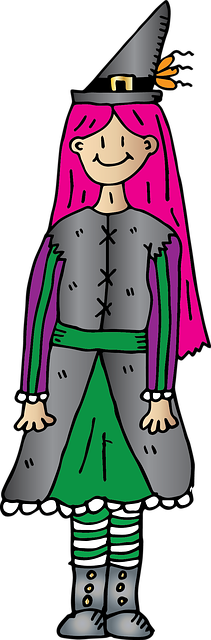 Free download Witch Halloween Cartoon -  free illustration to be edited with GIMP free online image editor