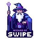 Wizard of Swipe for Tinder  screen for extension Chrome web store in OffiDocs Chromium