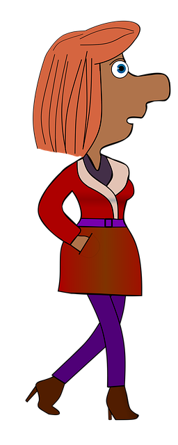 Free download Woman Black Walk -  free illustration to be edited with GIMP free online image editor