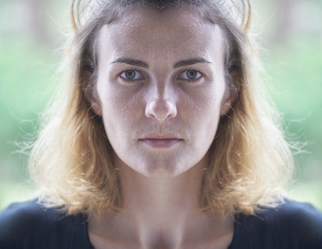 Free download Woman Blonde Symmetry -  free free photo or picture to be edited with GIMP online image editor