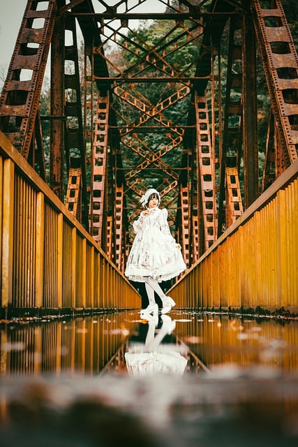 Free download woman bridge portrait free picture to be edited with GIMP free online image editor