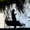 Woman by the lake  screen for extension Chrome web store in OffiDocs Chromium