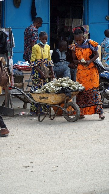 Free download woman cassava seller motorbike free picture to be edited with GIMP free online image editor
