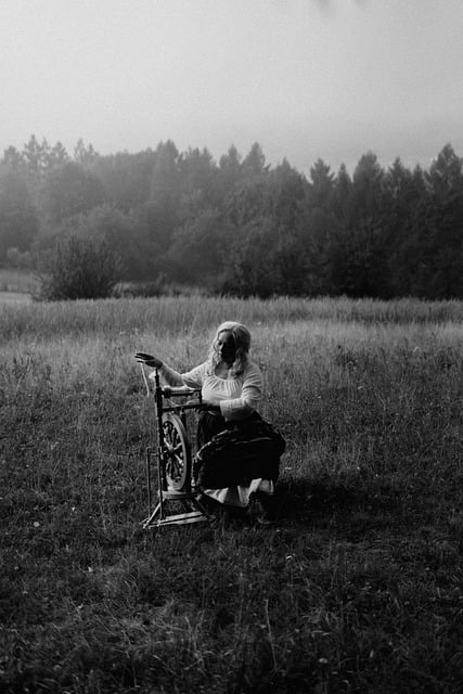 Free download woman craft field landscape free picture to be edited with GIMP free online image editor