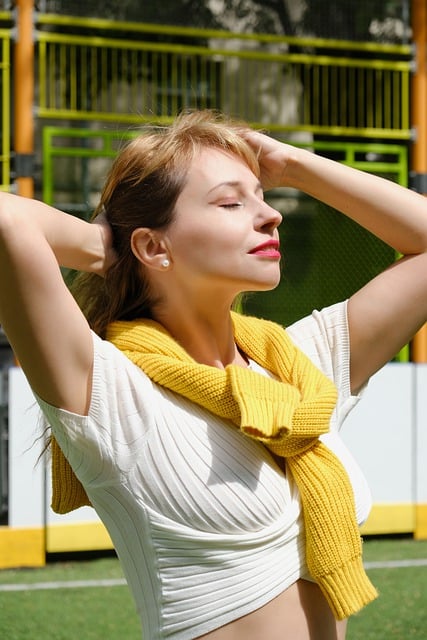 Free download woman crop top pullover modern free picture to be edited with GIMP free online image editor