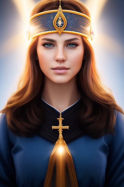 Free download woman crown headscarf face free picture to be edited with GIMP free online image editor