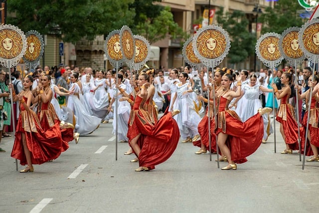 Free download woman dance parade free picture to be edited with GIMP free online image editor
