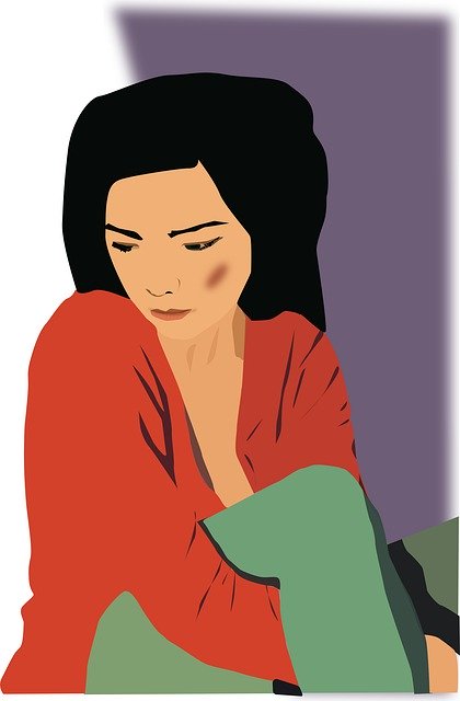 Free download Woman Depressed Sad -  free illustration to be edited with GIMP free online image editor