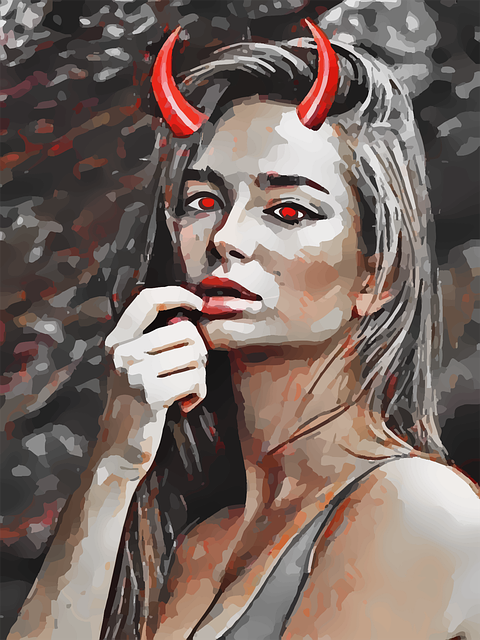Free download Woman Devil Sexy - Free vector graphic on Pixabay free illustration to be edited with GIMP free online image editor