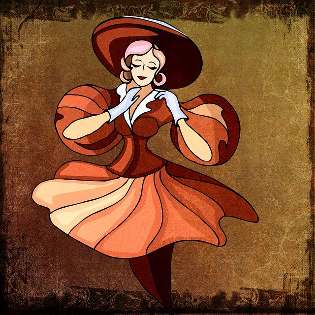 Free download Woman Dress Hat -  free illustration to be edited with GIMP free online image editor
