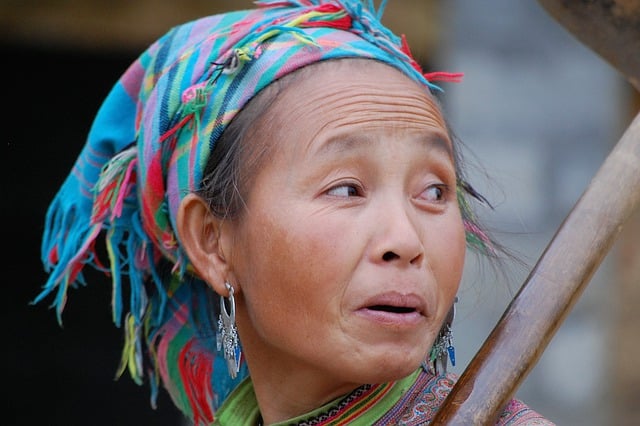 Free download woman ethnic group portrait vietnam free picture to be edited with GIMP free online image editor