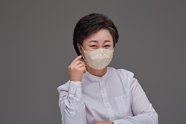 Free download woman face mask korean smile free picture to be edited with GIMP free online image editor