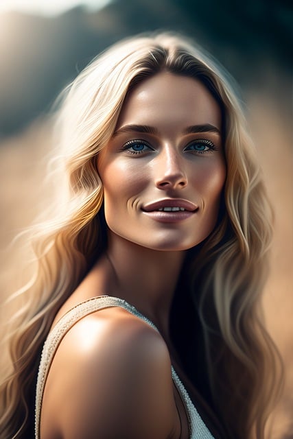 Free download woman face model blonde smile free picture to be edited with GIMP free online image editor
