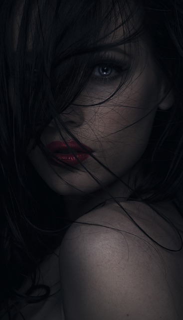 Free download woman face model dark red lips free picture to be edited with GIMP free online image editor