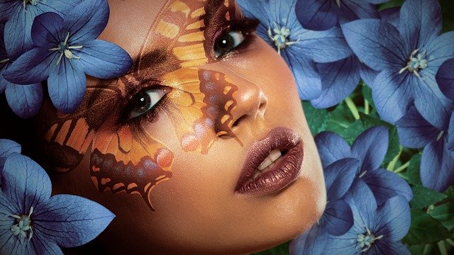 Free download woman flowers portrait face free picture to be edited with GIMP free online image editor