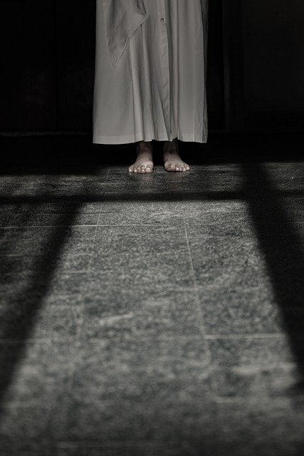 Free download woman girl feet horror light dark free picture to be edited with GIMP free online image editor