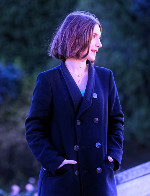 Free download woman girlie overcoat standing free picture to be edited with GIMP free online image editor