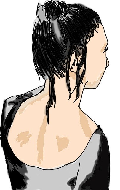 Free download Woman Grey Timid -  free illustration to be edited with GIMP free online image editor
