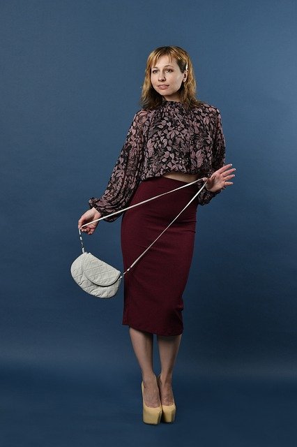 Free download woman handbag pencil skirt blouse free picture to be edited with GIMP free online image editor