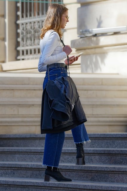 Free download woman jeans boots bag casual free picture to be edited with GIMP free online image editor