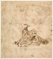 Free download Woman Kneeling Facing Left free photo or picture to be edited with GIMP online image editor