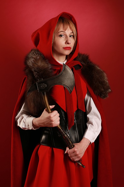Free download woman little red riding hood costume free picture to be edited with GIMP free online image editor