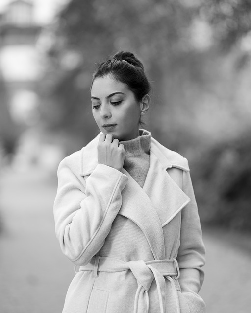 Free download woman model coat hair bun free picture to be edited with GIMP free online image editor
