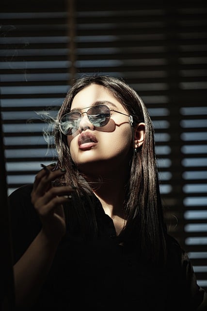 Free download woman model smoke fashion style free picture to be edited with GIMP free online image editor