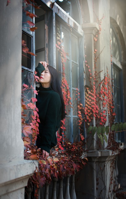 Free download woman model window contemplate free picture to be edited with GIMP free online image editor