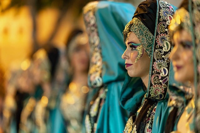 Free download woman parade moors and christians free picture to be edited with GIMP free online image editor